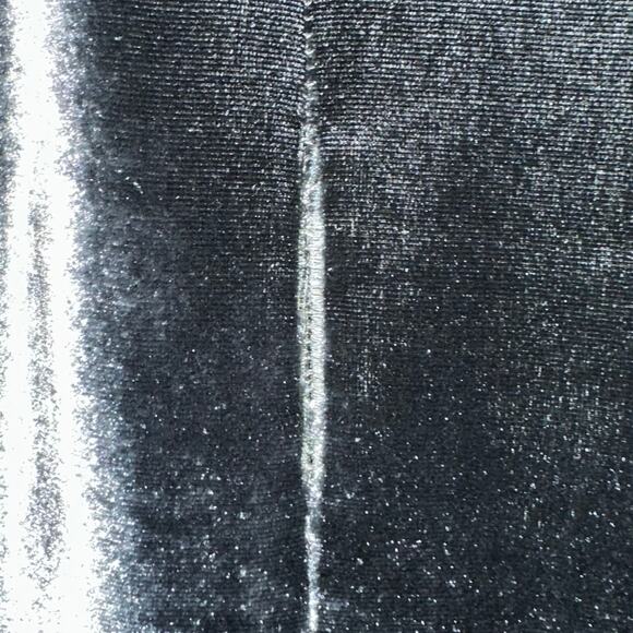 Madewell Choker Collar Short Sleeve Green Velvet Shirt Size Medium - Picture 13 of 13